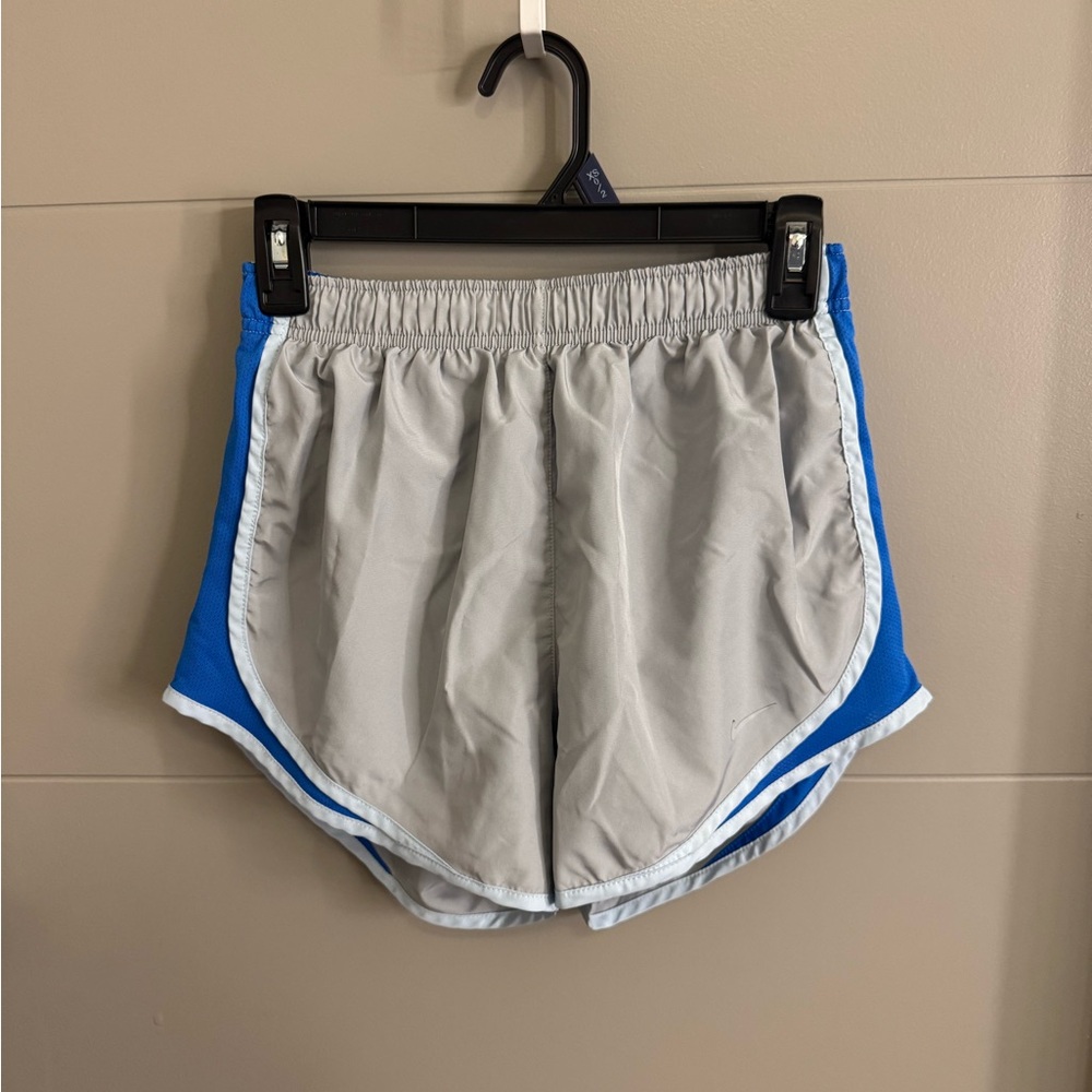 Nike Women's Athletic Shorts in Blue and Gray